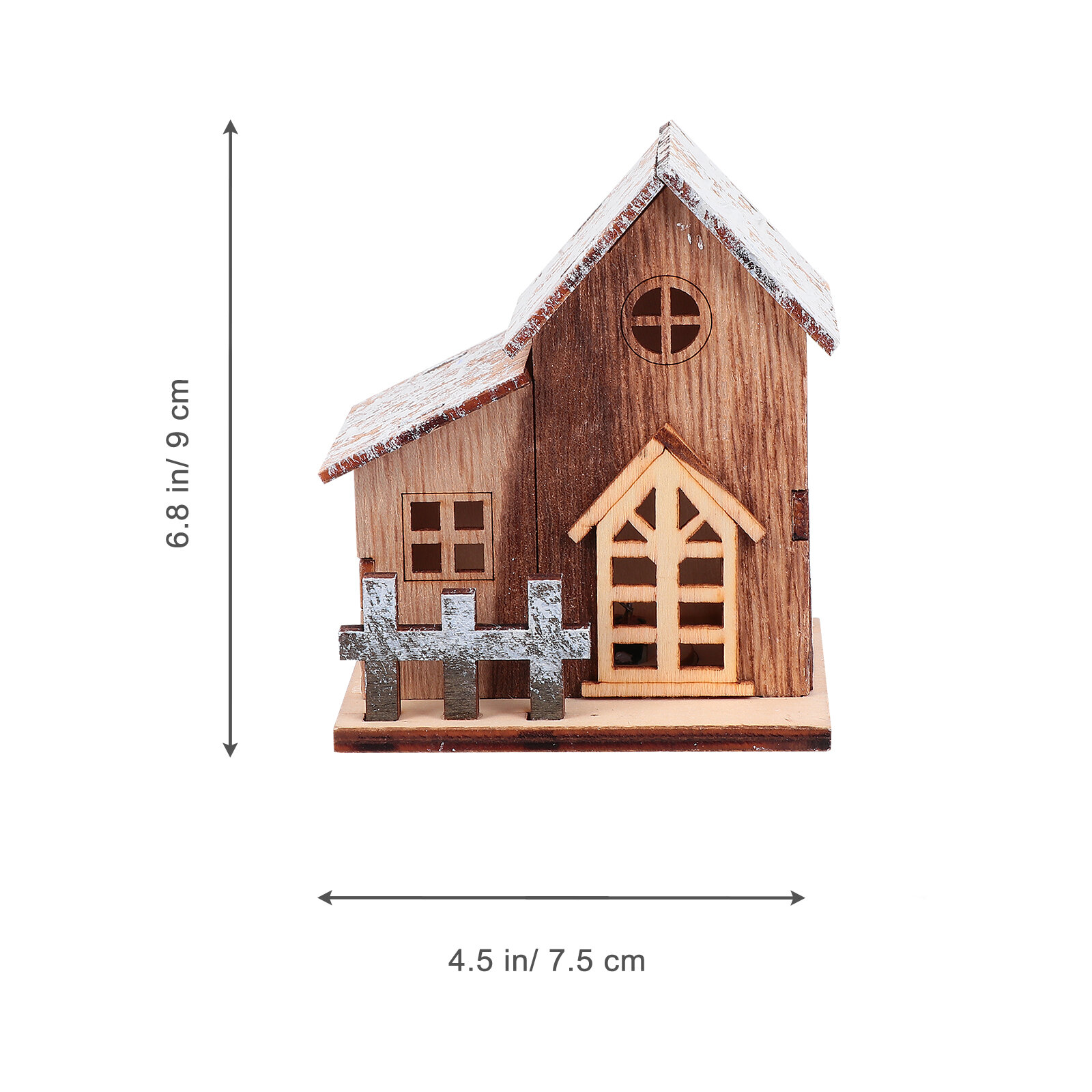 Декоративная Подвеска В Forme Домика Для Рождества И Нового Года 9.00X7.50X6.50Cm