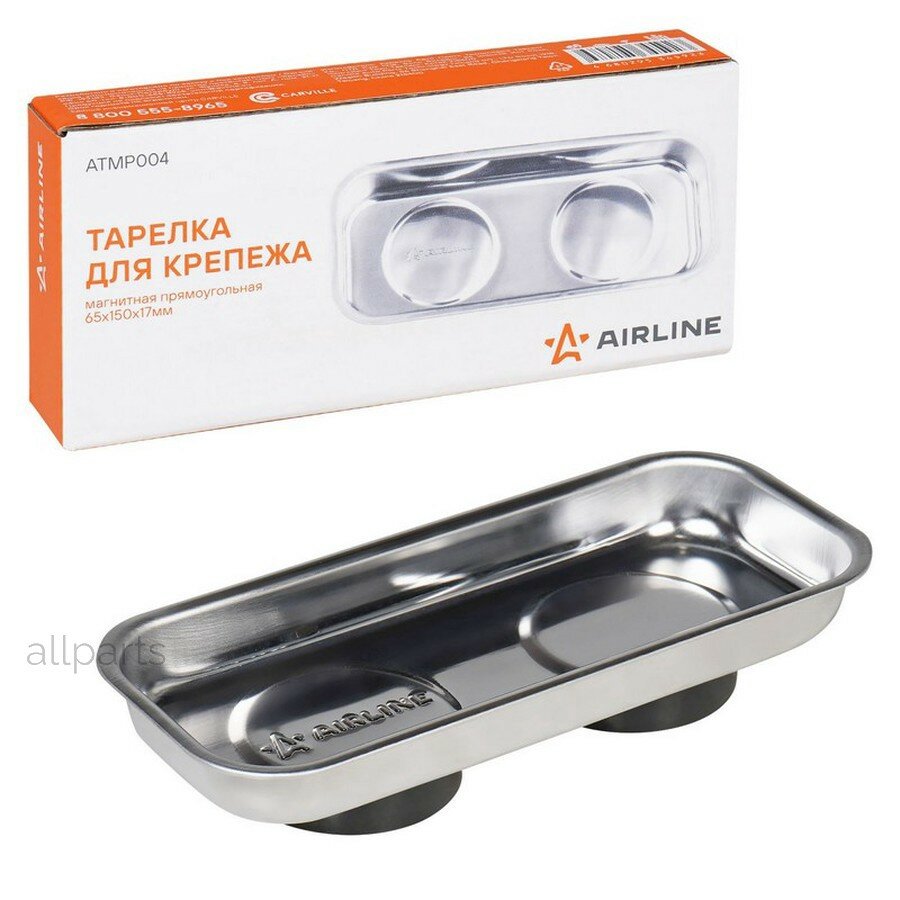 AIRLINE ATMP004 Тарелка для крепежа магнитная прямоуг. 65х150х17мм (ATMP004)