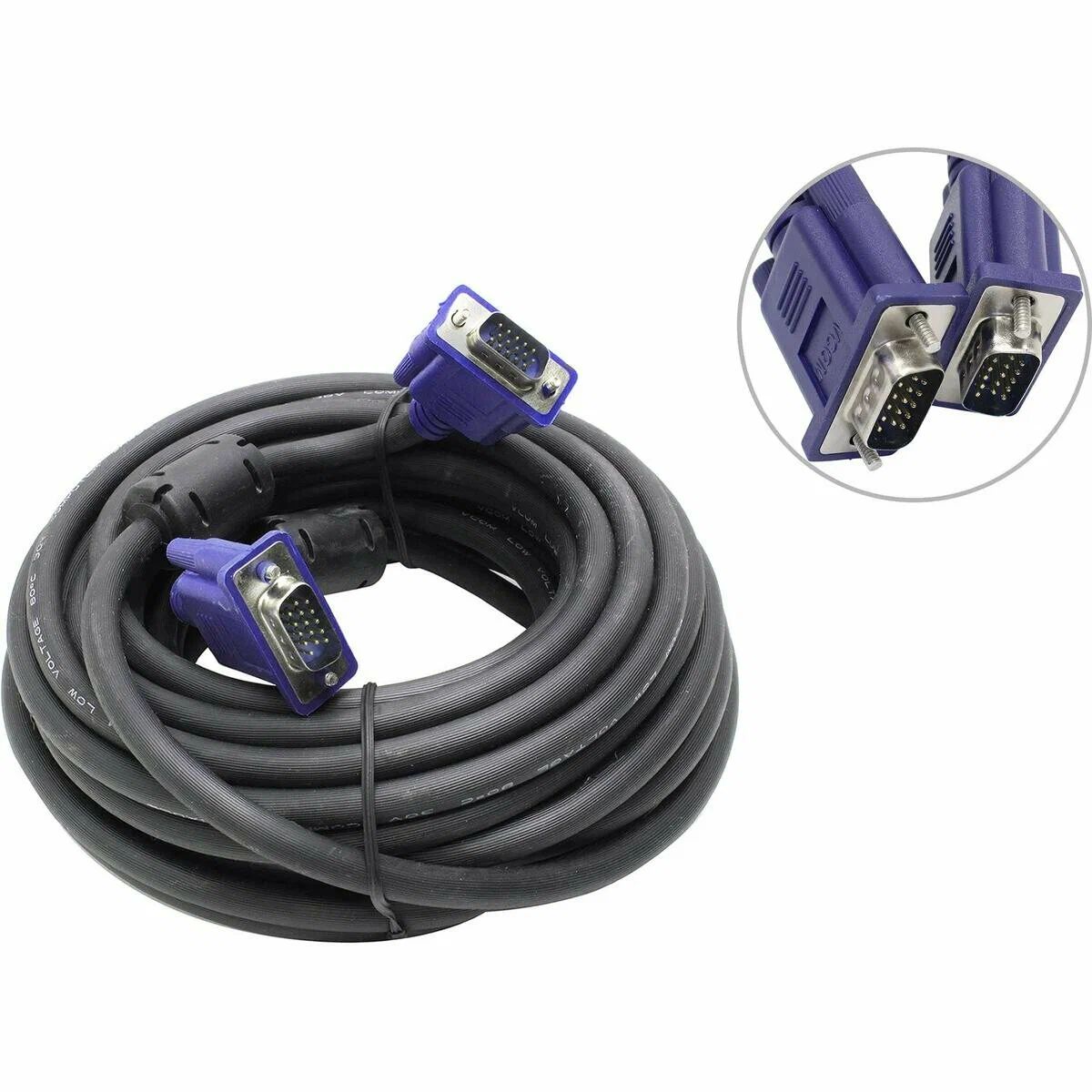 Кабель VGA штекер-VGA штекер 10м