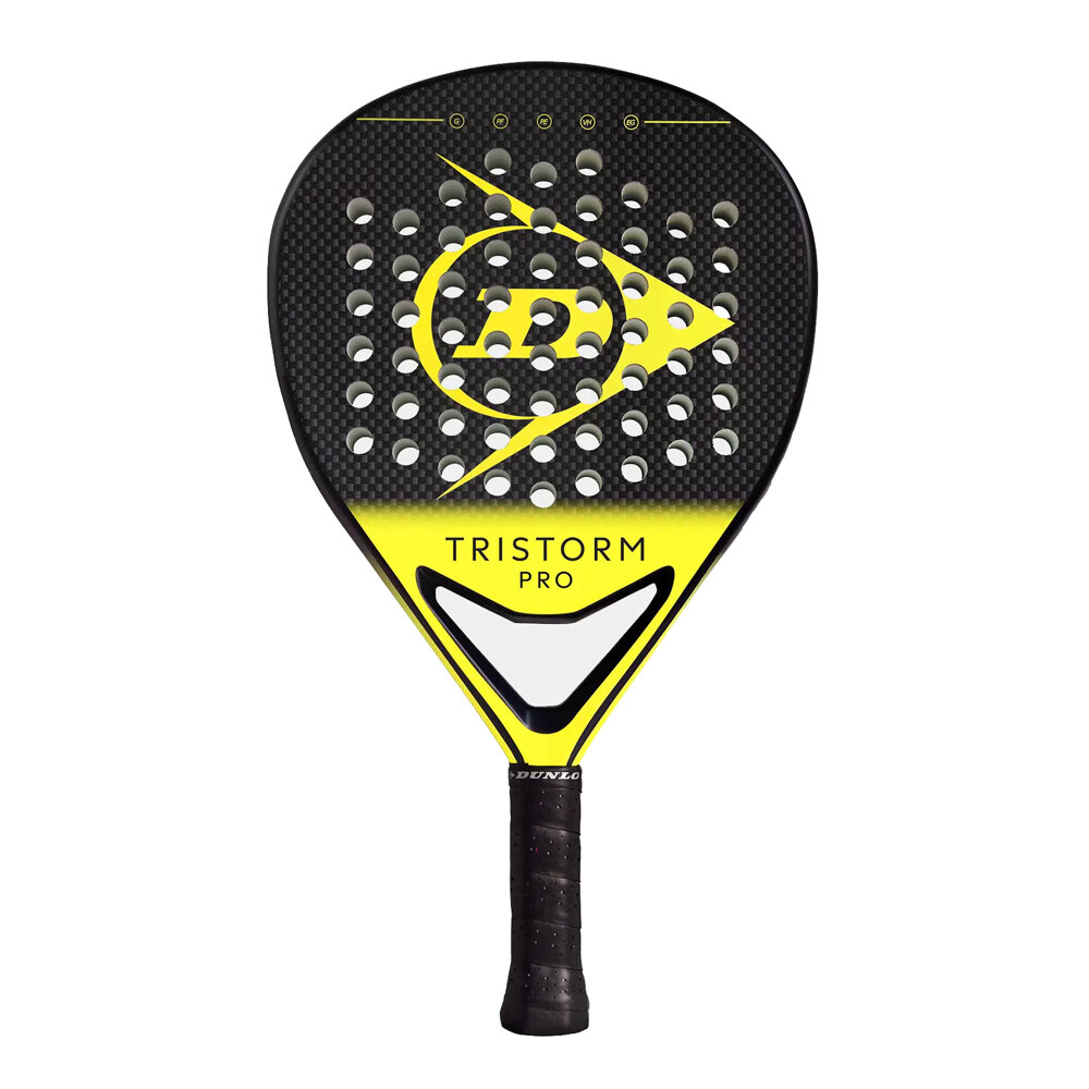Ракетка для падела Dunlop Tristorm Pro, 10359946, для опытных игроков, графит