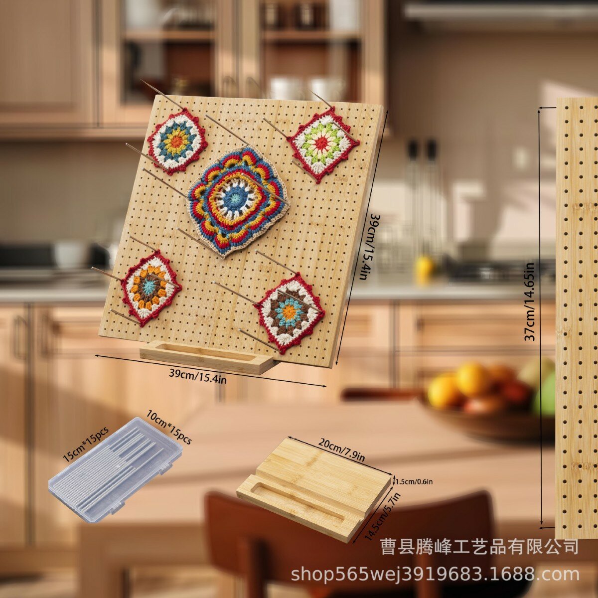 Складная бамбуковая деревянная спица для вязания, компактная конструкция для хранения и путешествий