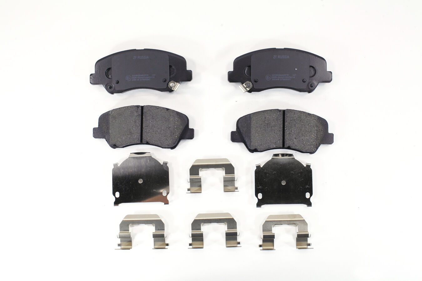 Колодки Пер. hyundai Solaris 10-17/ Kia Rio 11-17 (ZF RUSSIA GDB3548ZFR)