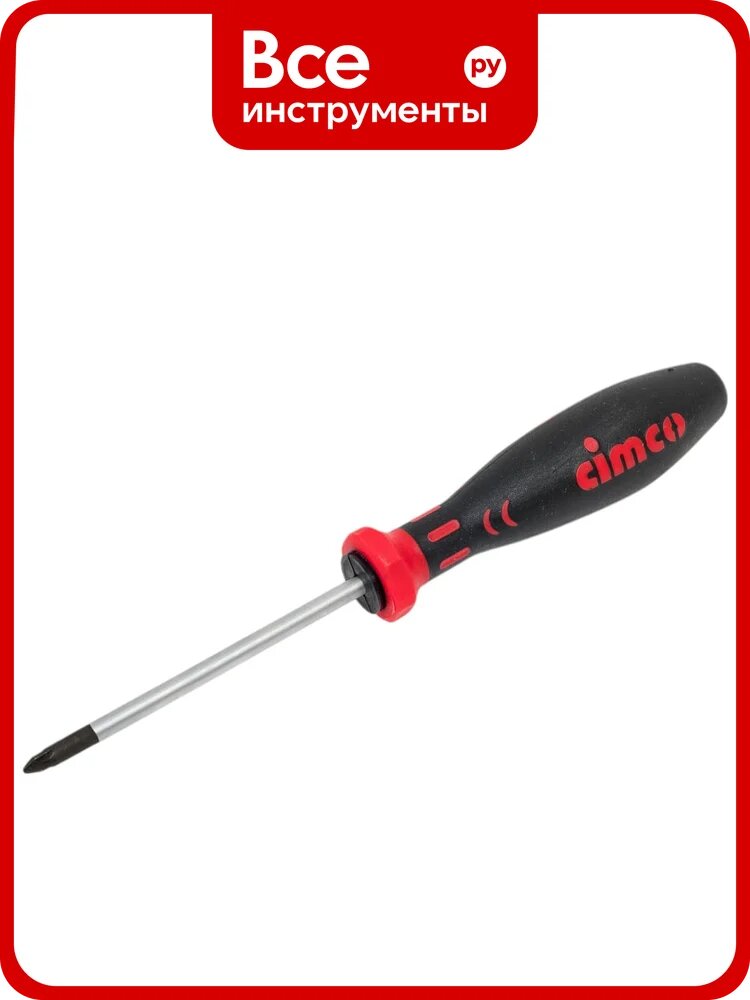 Неизолированная отвертка с жалом PZ1 80мм CIMCO 11 7141