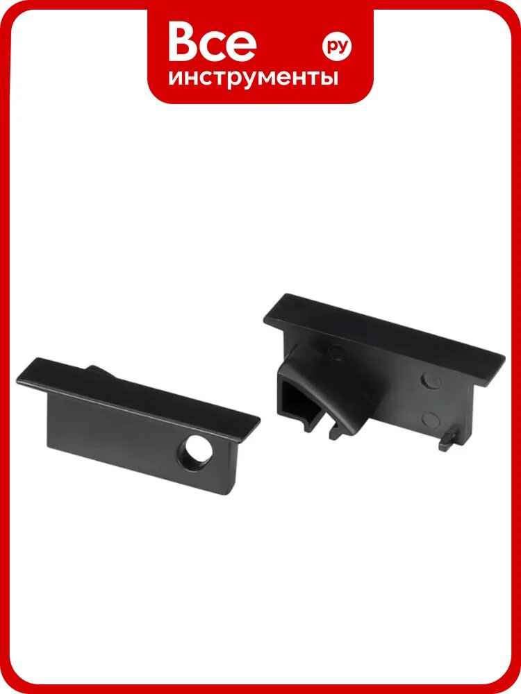 Комплект заглушек Arlight SL-BEVEL-W21-F BLACK 1компл 049157
