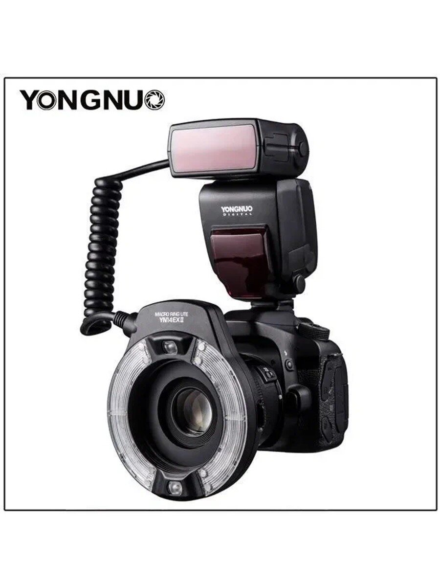 KNOW EASY-Кольцевая вспышка YN Macro Flash 14EX II для Canon