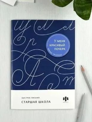 Тренажер для письма. Серия У меня красивый почерк. "Старшая школа" , 32 стр.