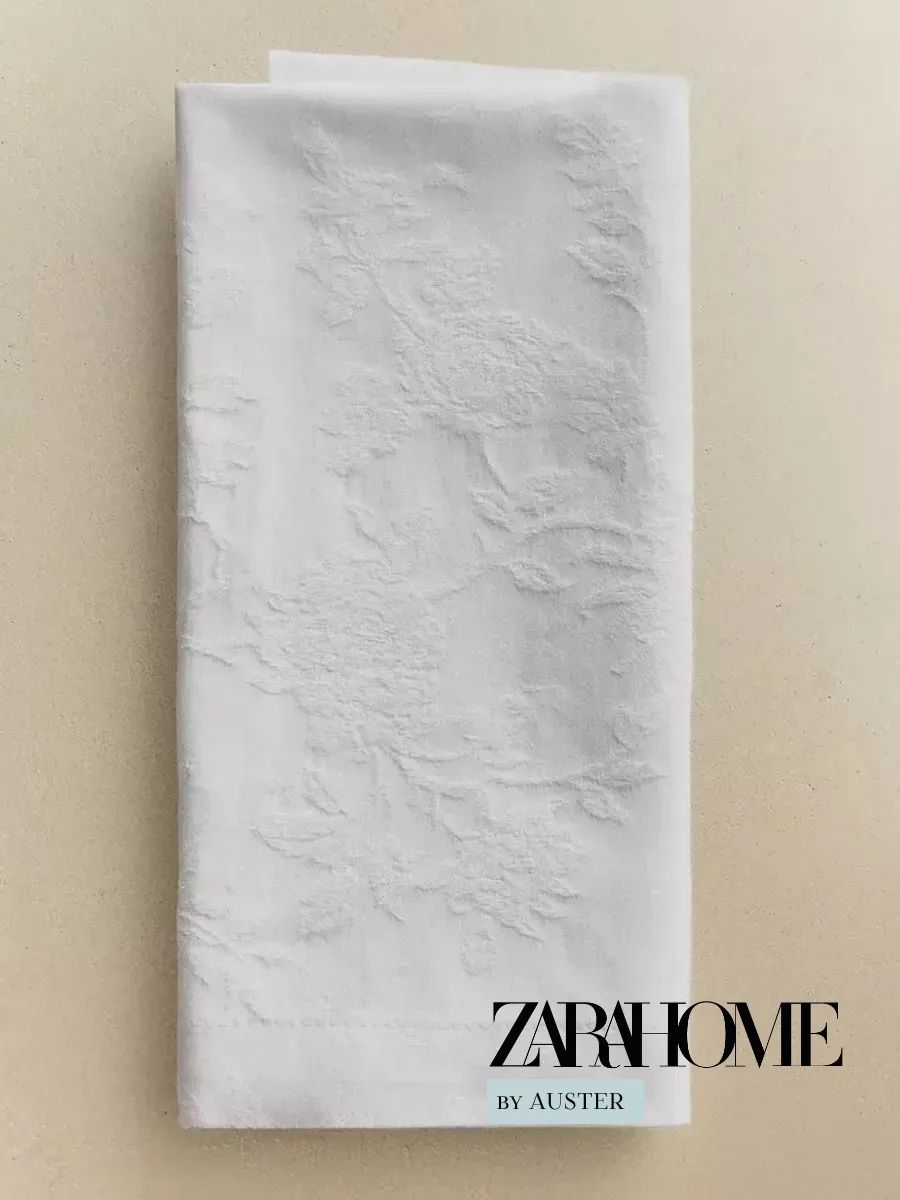 ZARA HOME Салфетка сервировочная 50x50 см 2 шт хлопок белый
