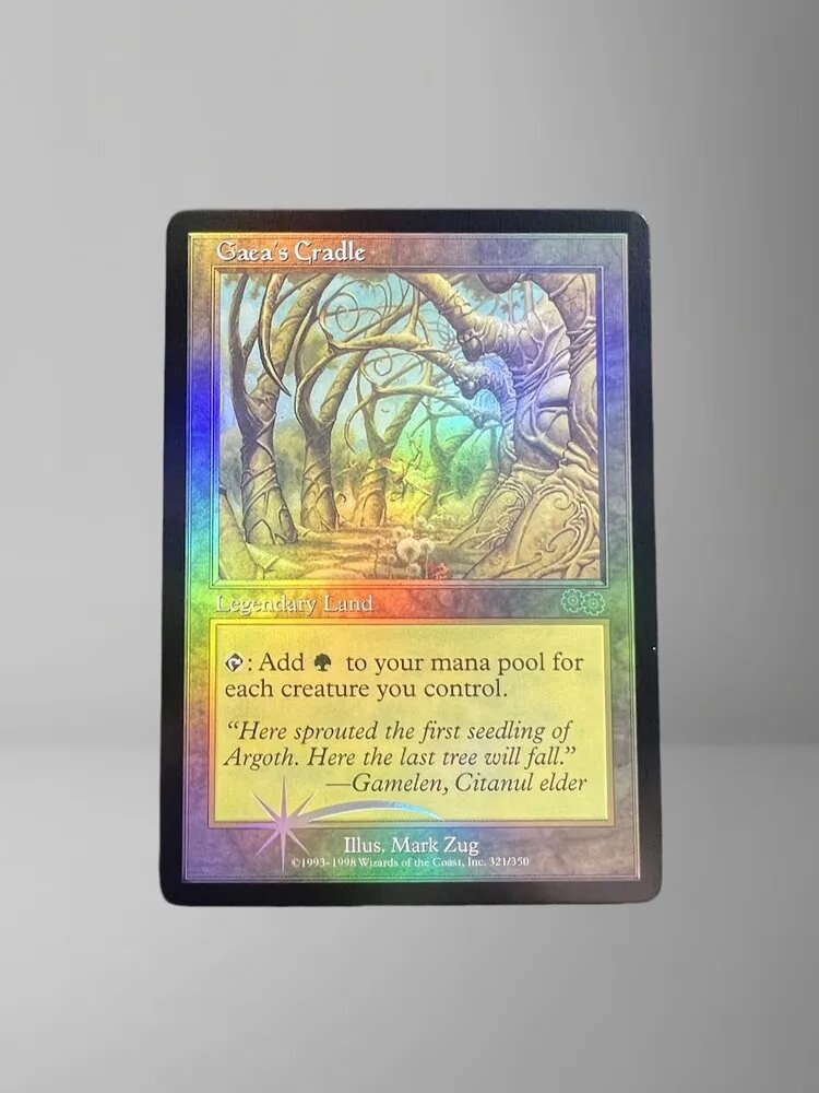 Коллекционная карточная игра MTG Gaeas Cradle Judge Gift 1998 foil