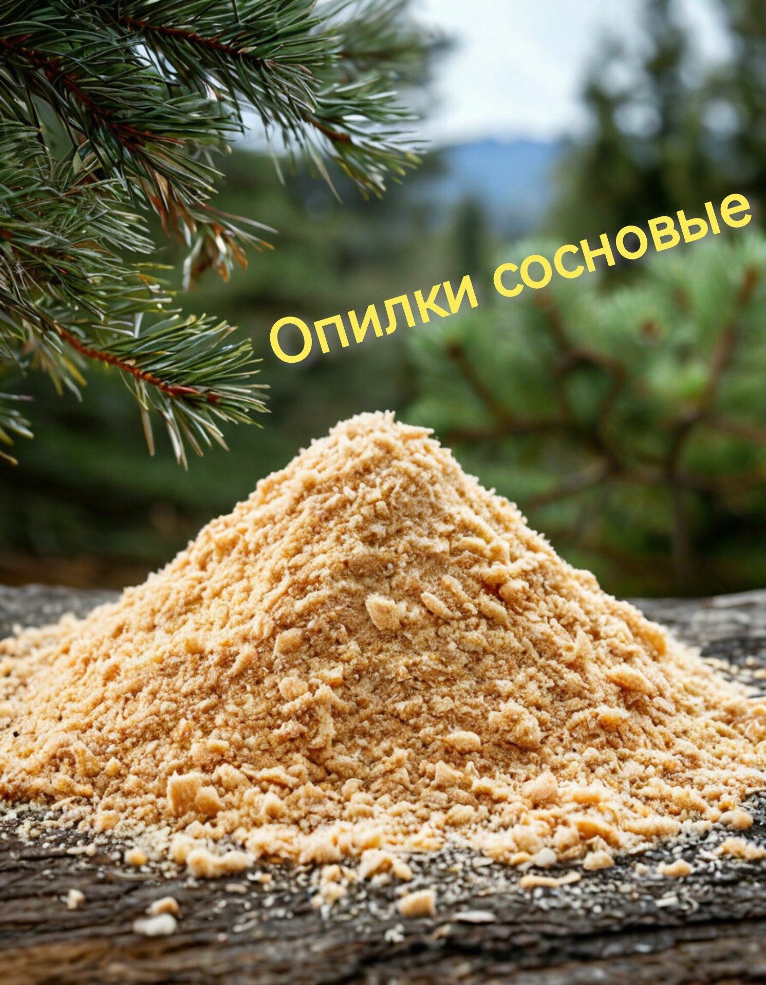 Опилки сосновые (100 грамм)