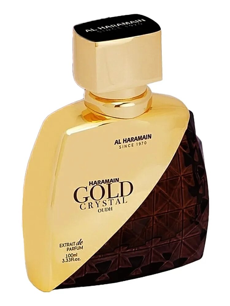 Al Haramain Gold Crystal Oudh Парфюмерная вода женская и мужская с цветочным звучанием, 100 мл