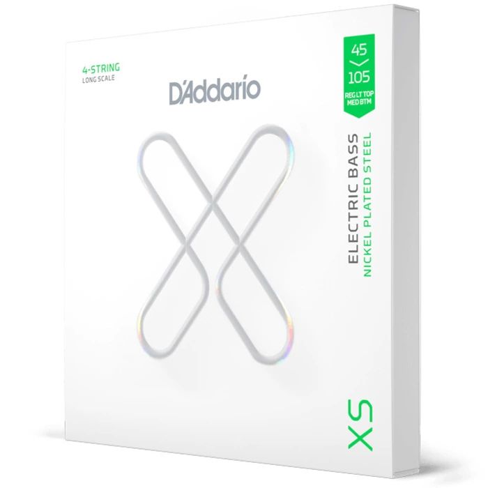DAddario XSB45105 Комплект струн для 4-струнной бас-гитары 45-105