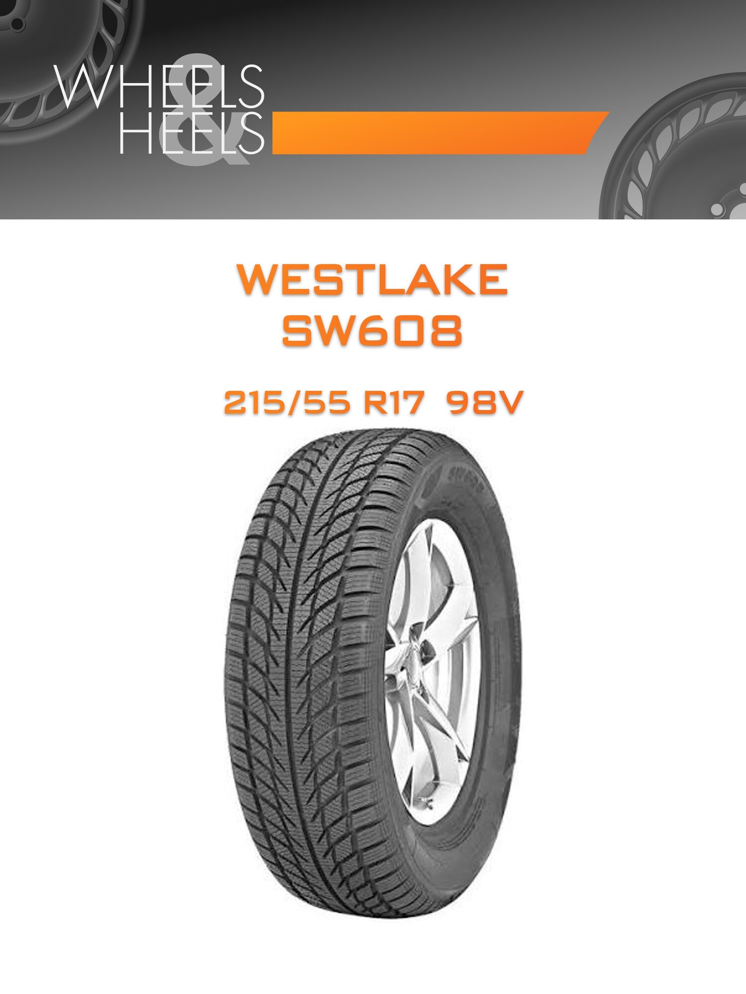 Шина автомобильная WESTLAKE SW608 215/55 R17 98V XL WINTER, зимняя, универсальная
