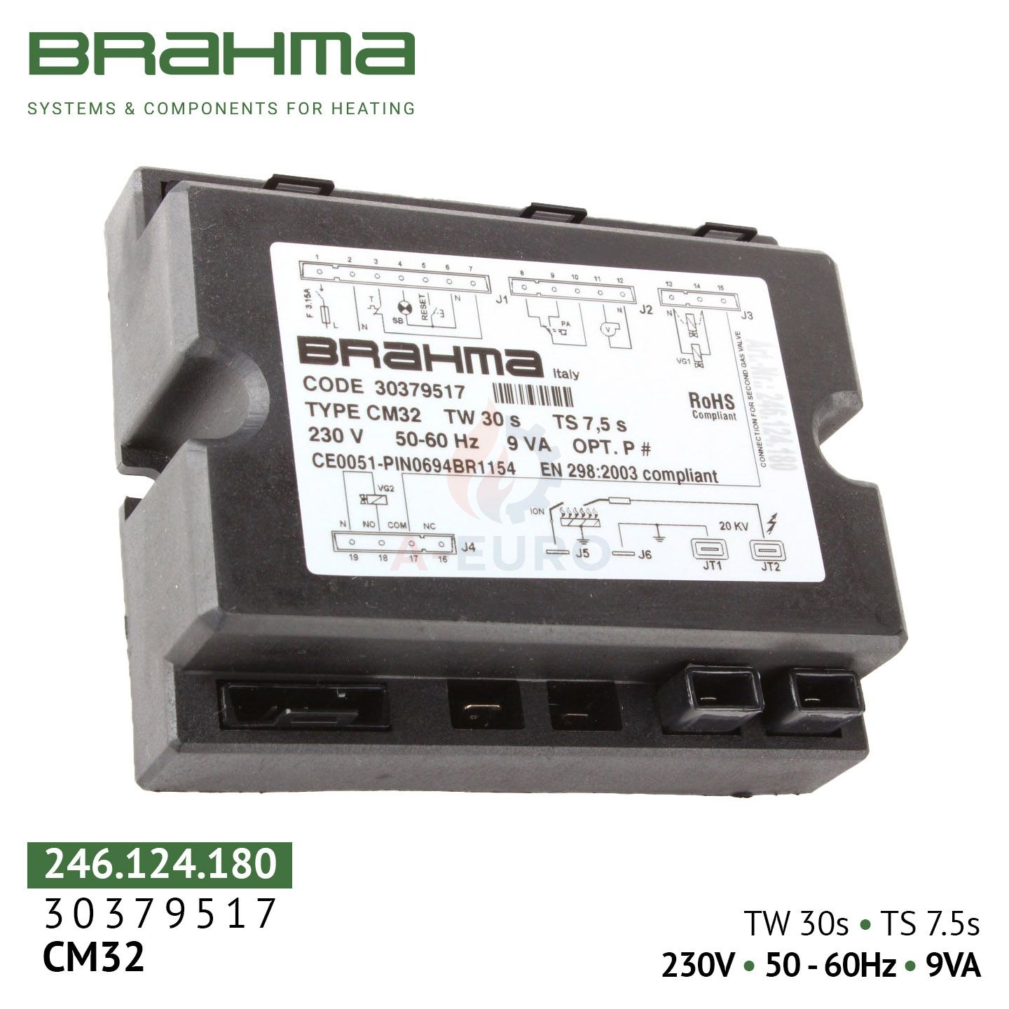 Блок управления горением Brahma CM32, 30379517