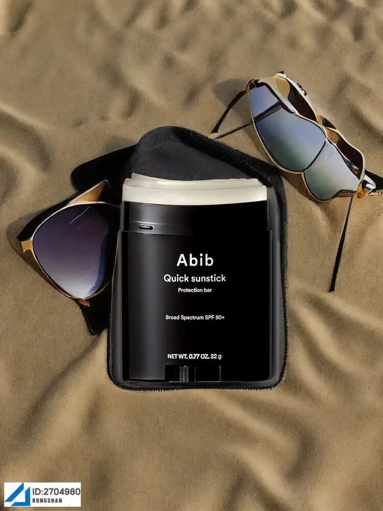 Abib Быстродействующий солнцезащитный крем-стик SPF50+/22 г (глянцевый), не отбеливающий, с экстрактом центеллы азиатской и экстрактом алоэ вера