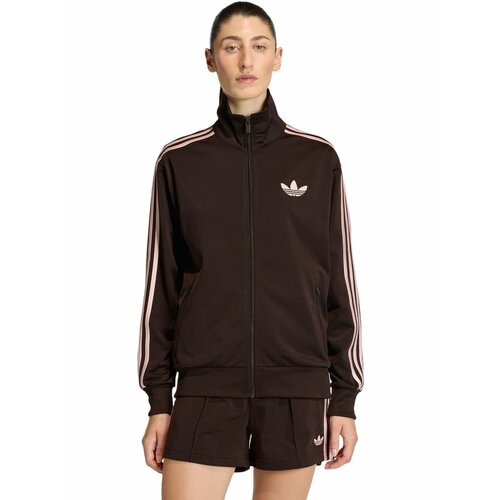 фото Олимпийка adidas firebird loose track top w, размер m, , коричневый