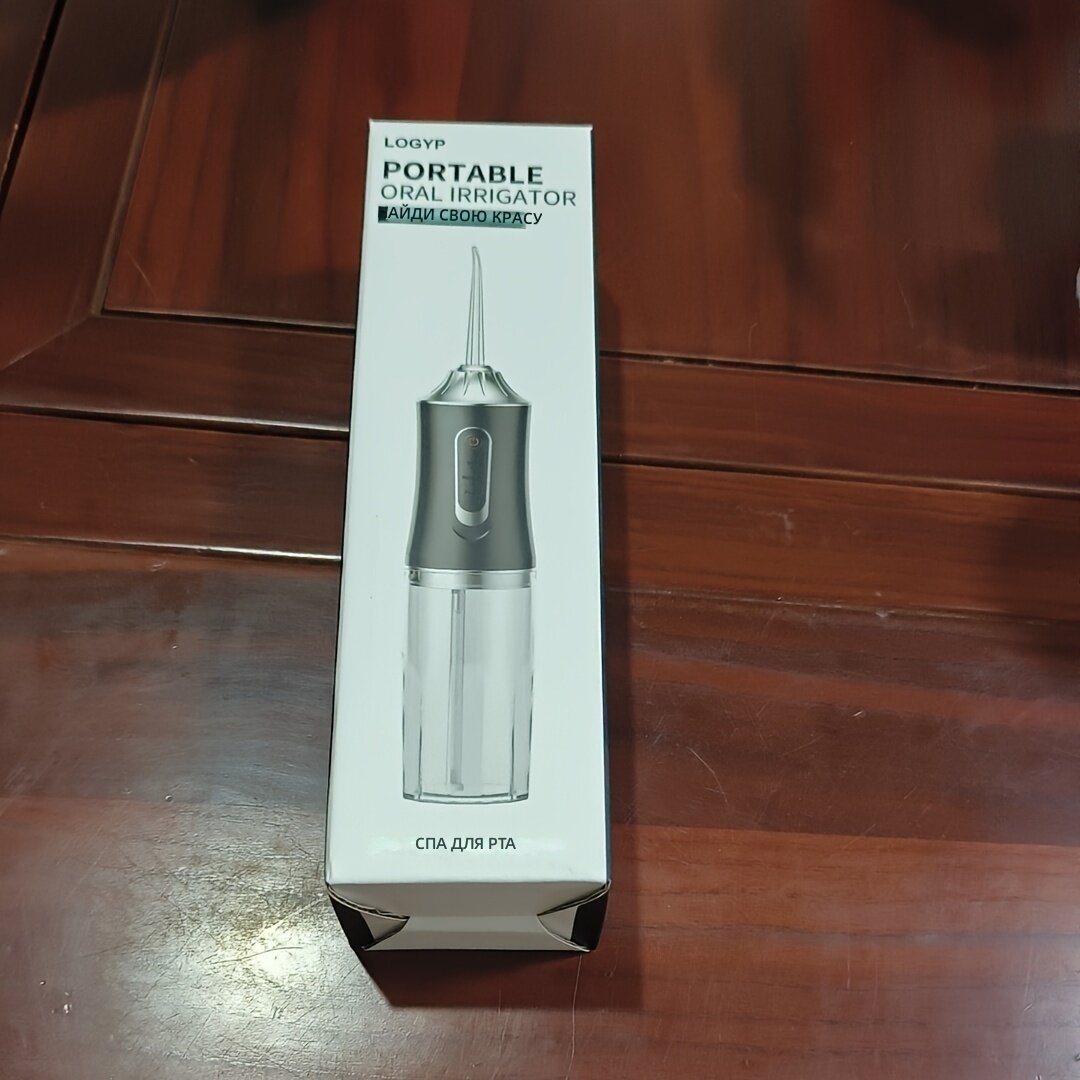 Беспроводной портативный мини-ирригатор для полости рта с зарядкой от USB, черный