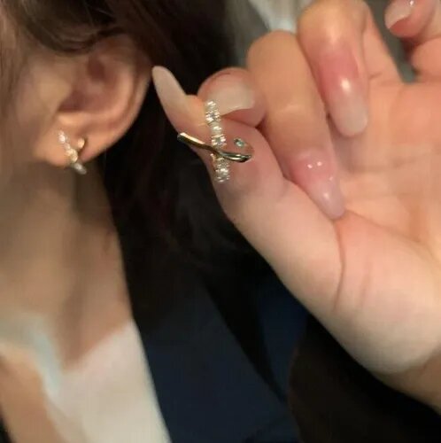 Серьги, металл