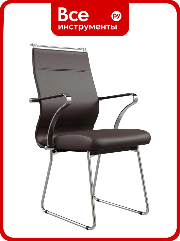 Кресло для персонала метта Sit Well M3-167K - Extra /Ach46/Wh12/K15cL(F54) (Темно-коричневый) z328.5D.1.6A4