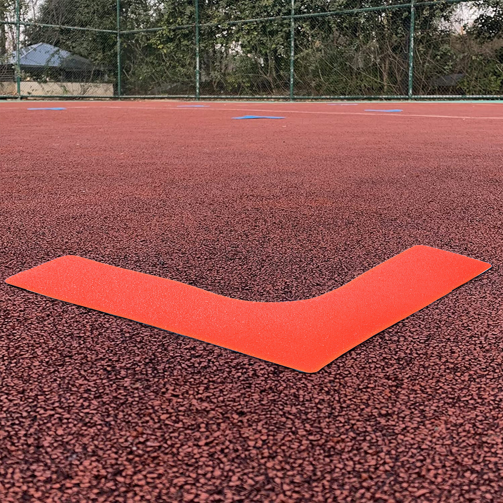 Цветные метки для спортивных площадок, комплект из четырех элементов, формат 27х27 см