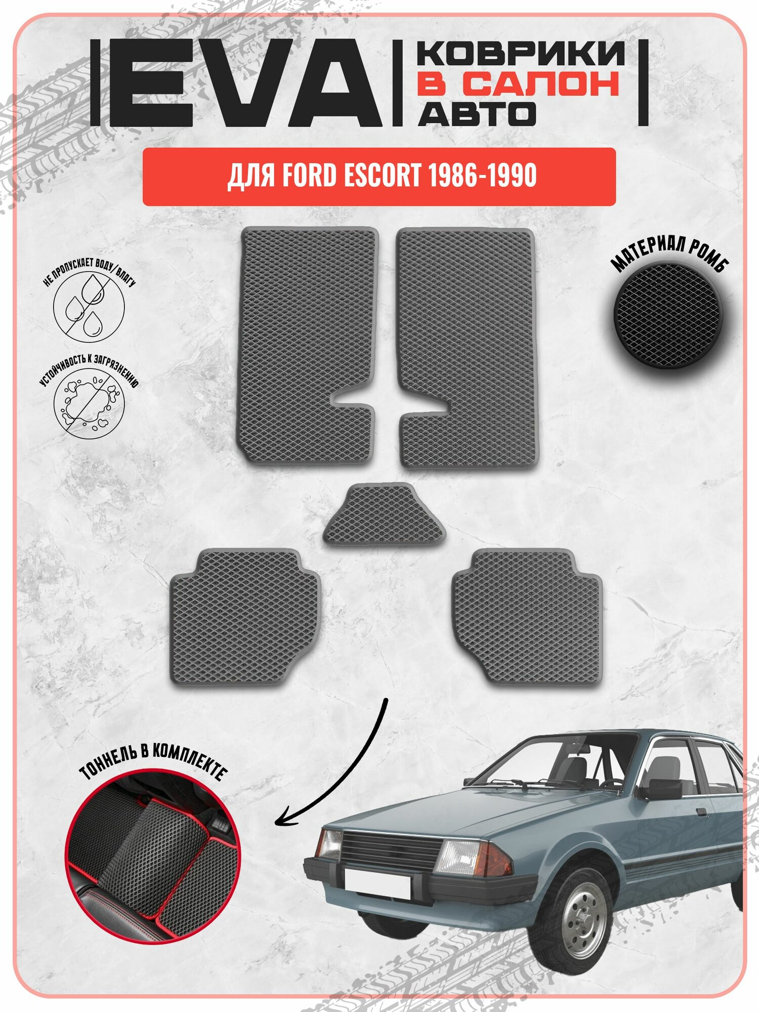 Ford Escort 1986-1990г. в./Форд Эскорт 1986-1990г. в.