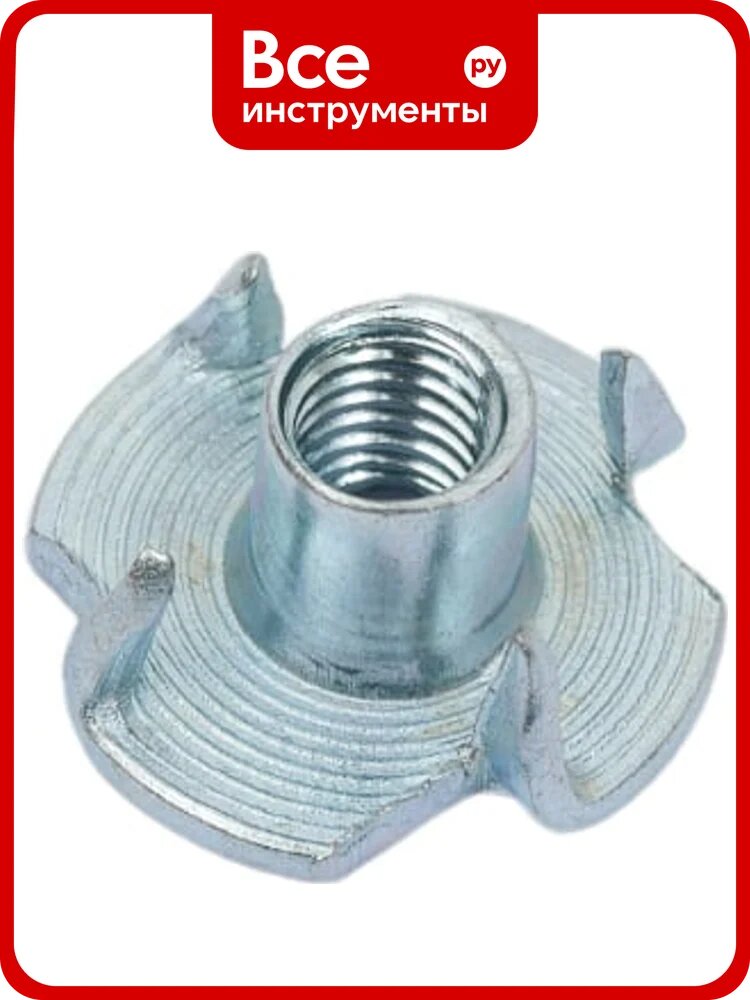 Крыльчатая гайка креп-комп врезная DIN1624 м5х8 60шт гкв5мф
