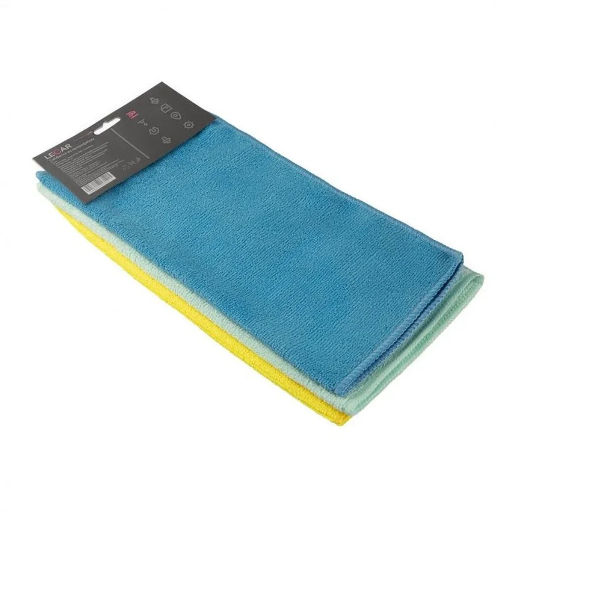 Комплект салфеток из микрофибры 300x300 (3 шт.) LECAR