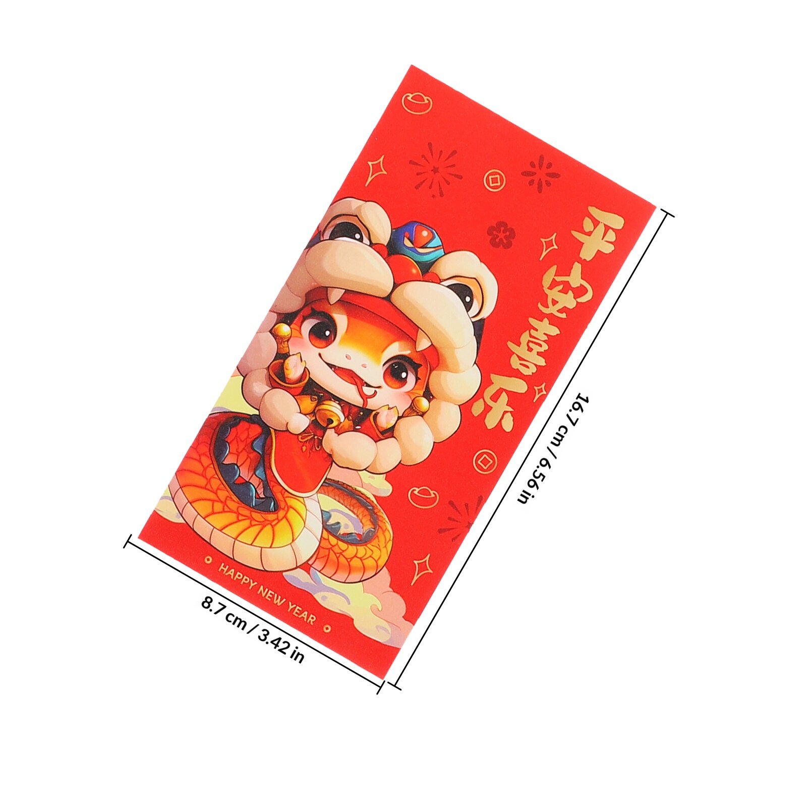 Красные Конверты Для Денег 20Pcs С Змеёй На Лунный Новый Год 2025 Размер 16 70X8 70X0 10Cm