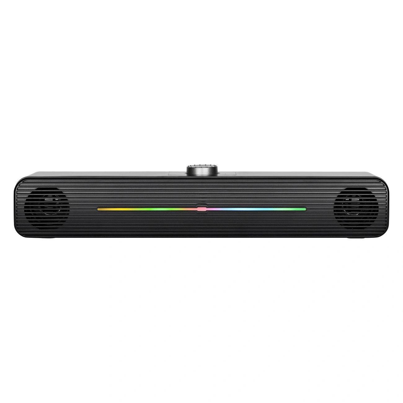 Колонки компьютерные TFN Soundbar LED проводной черный (BS14-30BK)