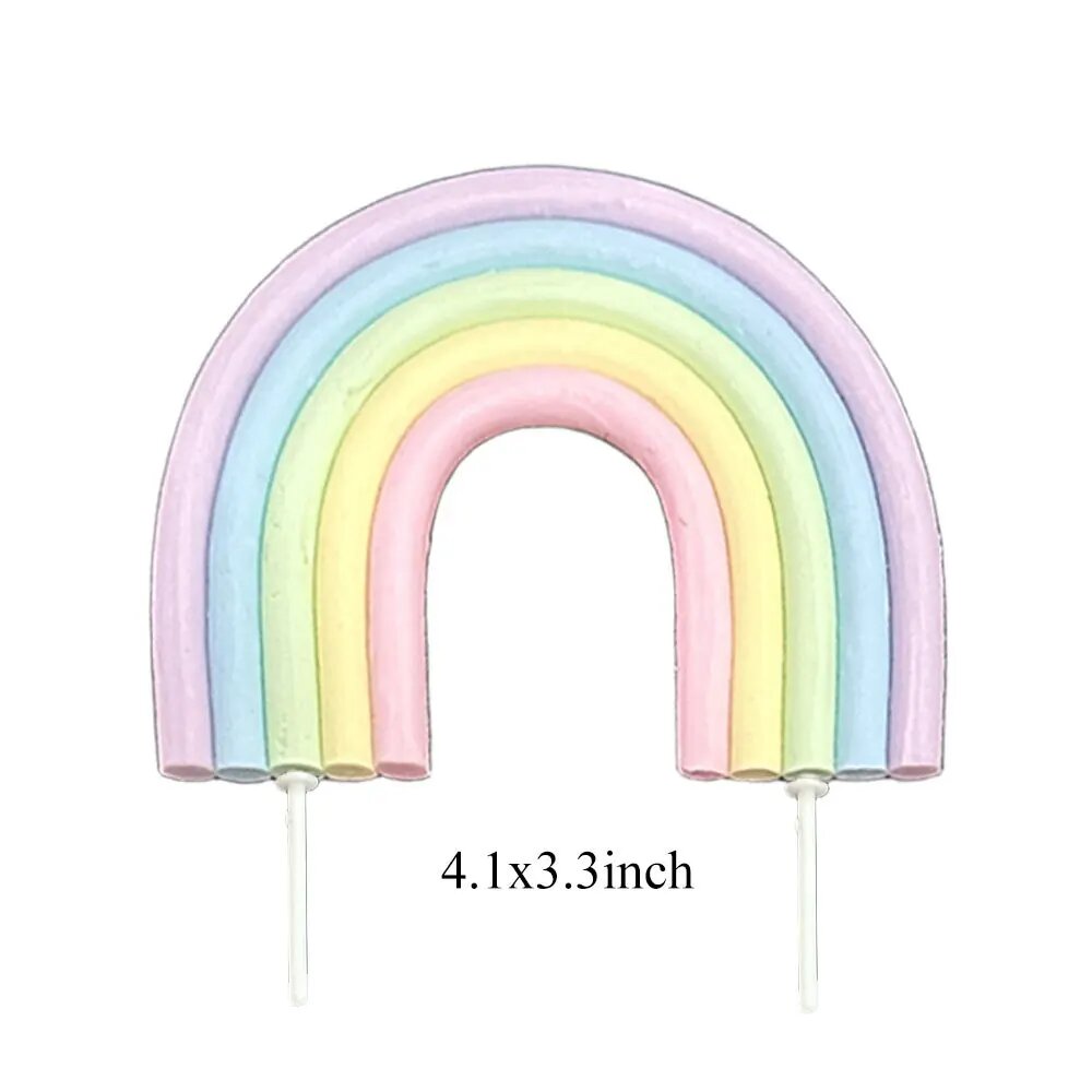Радужные топперы для торта MicroPlush 1pc, Color B