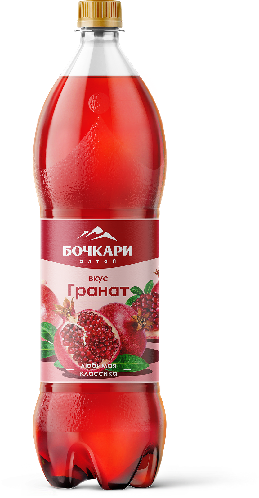 Упаковка из 6 штук Напиток газированный «Бочкари» Гранат 1,3л