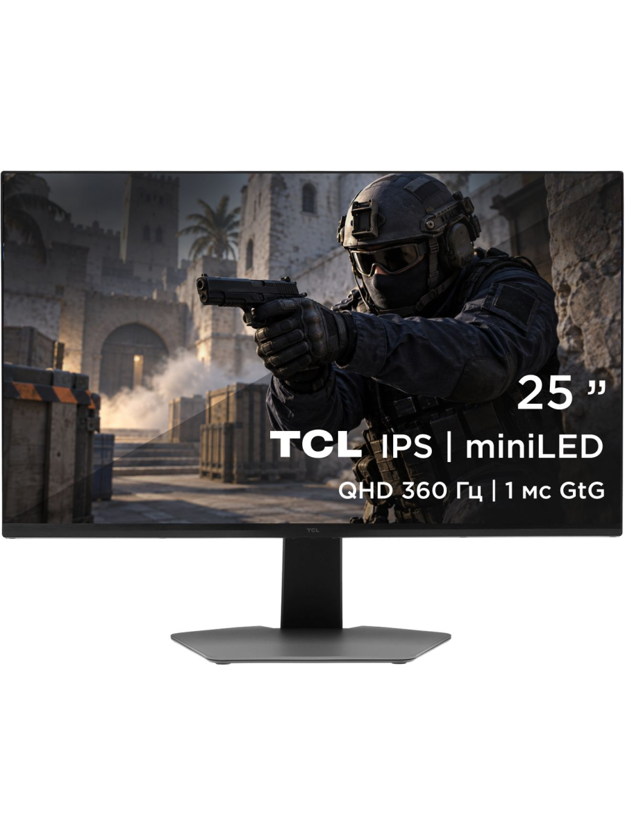 24.5 Монитор TCL 25P2A Pro 24.5 IPS 360 Гц 2xHDMI 1xDP