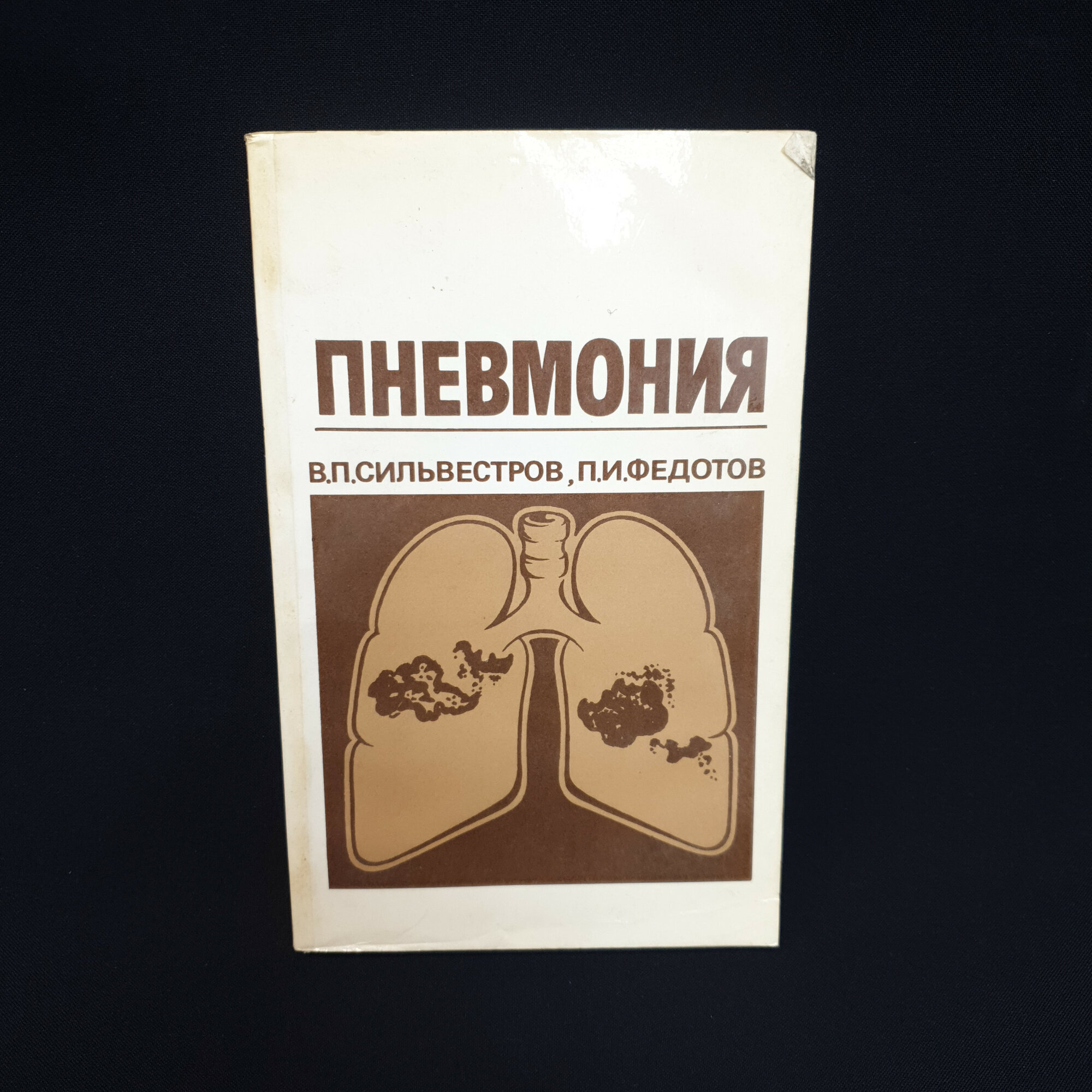 Владимир Сильвестров. Пневмония. Книга СССР, медицинская литература, учебное пособие
