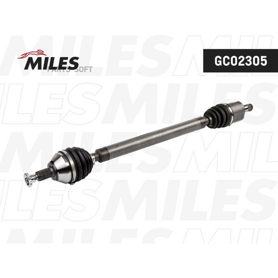 MILES GC02305 Привод в сборе правый VW Polo 10-22/? koda Rapid (NH) 12-22 АТ ()