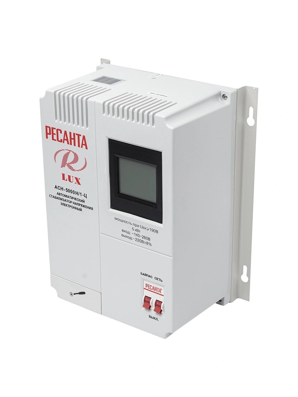 Стабилизатор напряжения Ресанта АСН-5000Н/1-Ц Lux, 5 кВт