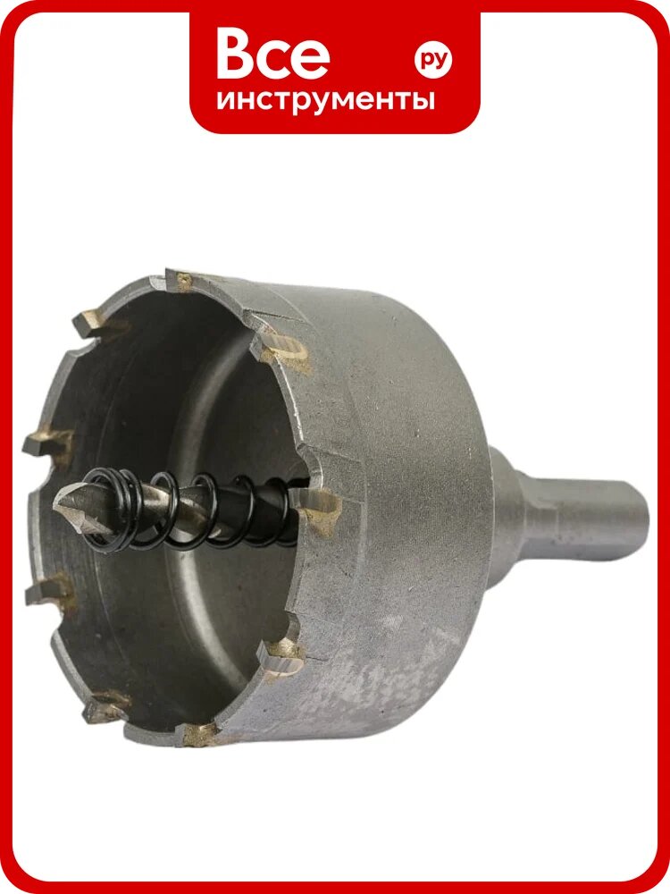 Коронка по металлу 53 мм с пластинами ВК8 WOLFSTAR cw00039