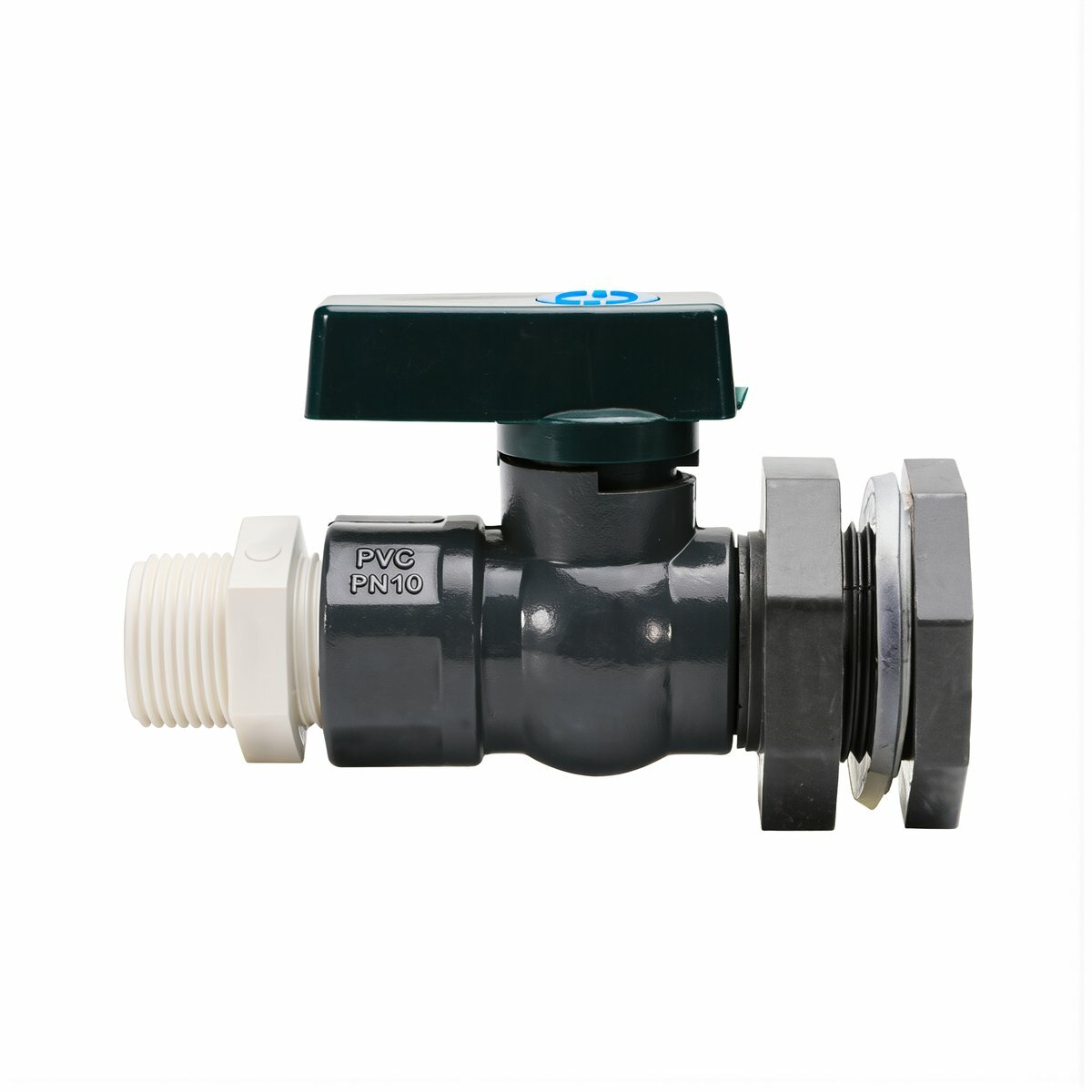 Полный комплект деталей крана из ПВХ для бочки для дождевой воды 3/4 дюйма адаптер для резервуара, 2 комплекта для дождевой воды 3/4" с белой муфтой (лен ФУМ)