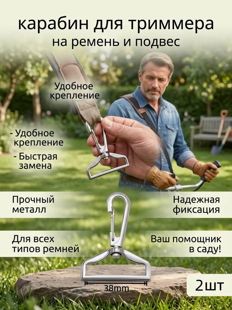Запчасть для садовой косы 5.99 см 2 шт, Артикул: 5630592796, Цвет: Серебристый