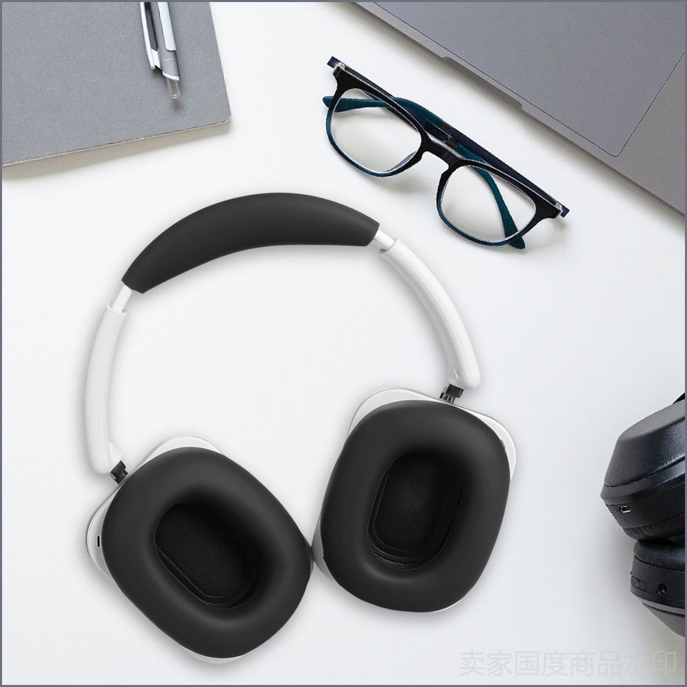Силиконовый чехол для наушников NOTHING Headphone (1), комплект из 2 штук, чёрный