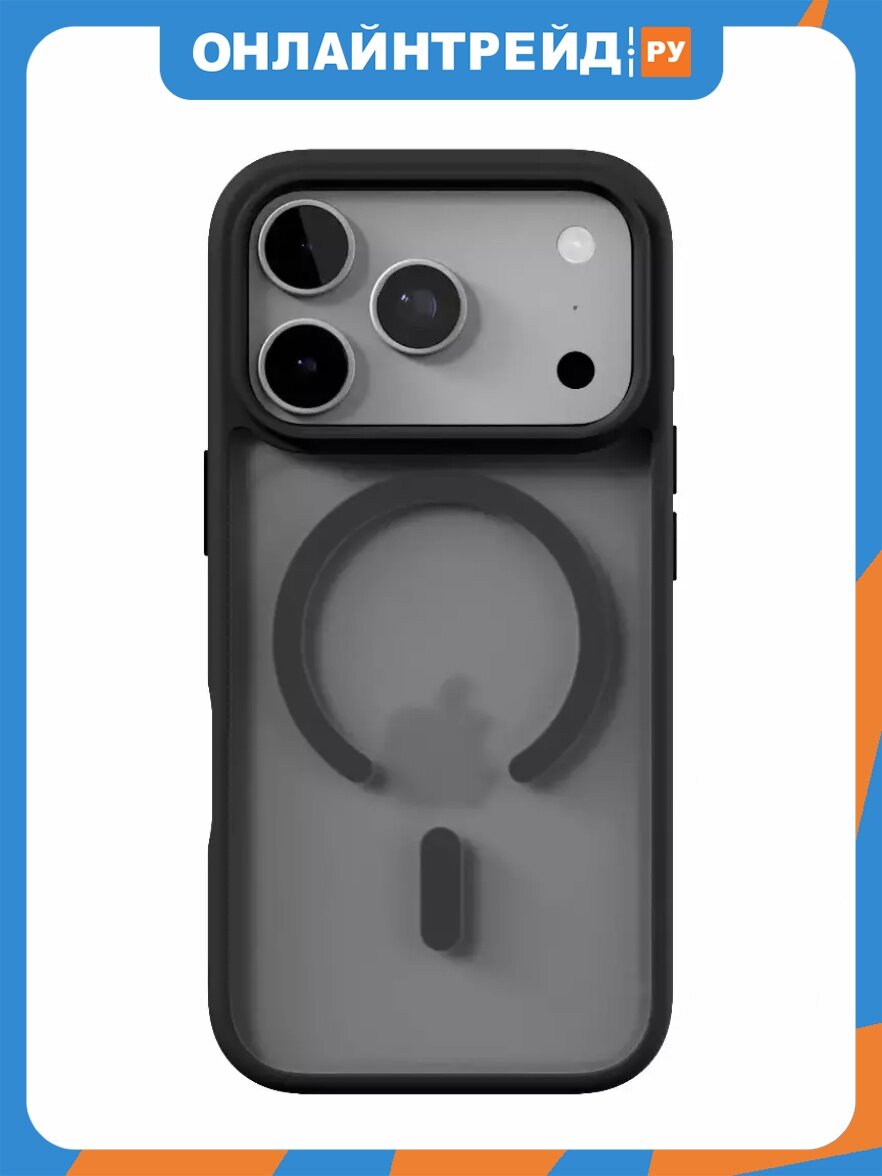 Чехол Vlp для Apple iPhone 18 Pro LITE Bloom MagSafe черный