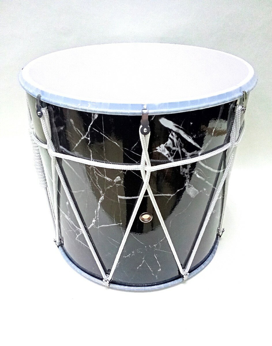 MZ-B12mbk Барабан кавказский 12", цвет черный мрамор, с чехлом, MEZZO