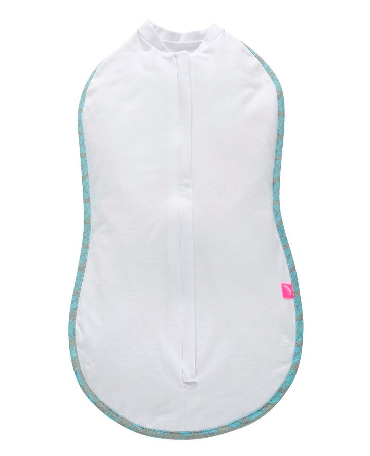 Плед Motherhood zip swaddle кораблики, синий, размер 1, 2,5-5 кг, 2 шт
