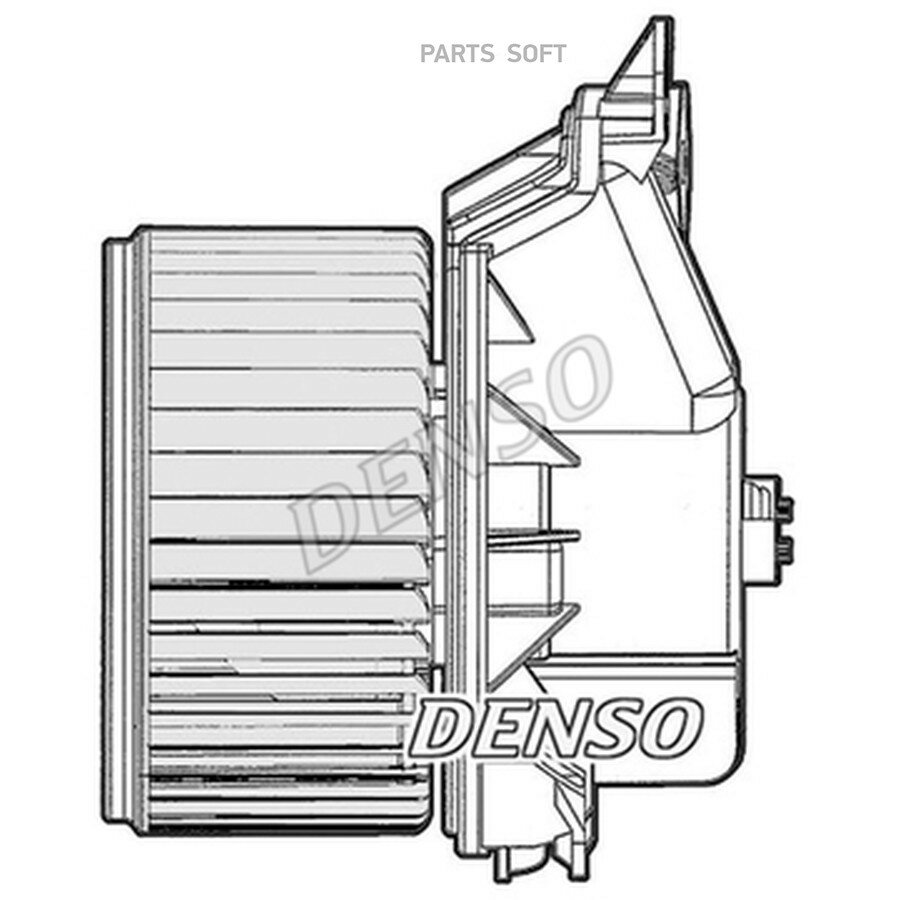 Акция! Вентилятор отопителя от официального дистрибьютора, DENSO, артикул DEA20010