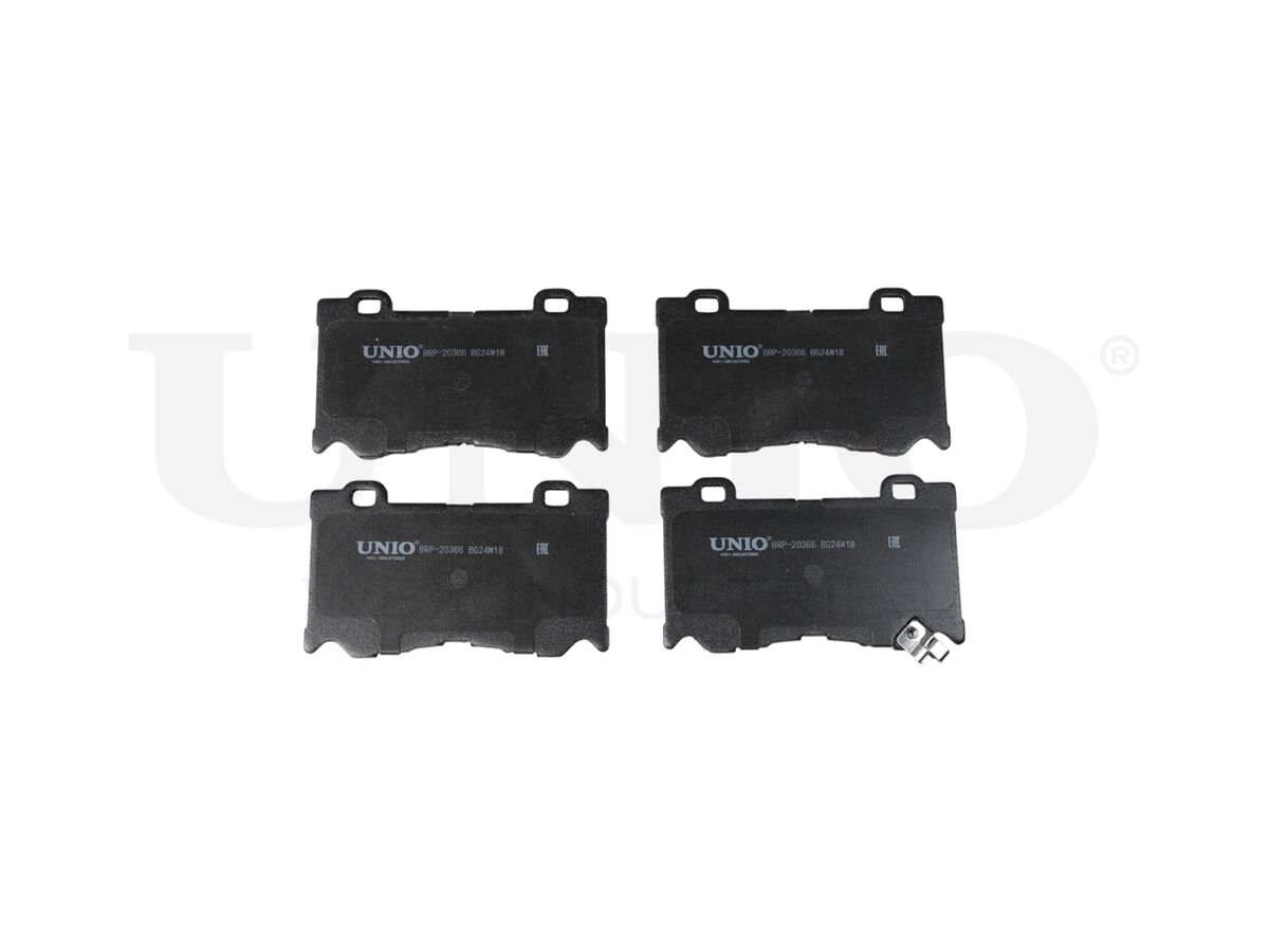 Колодки тормозные диск. передние nissan 370 z (z34) 09-, infiniti fx (s51) 08-, qx70 (s51) 13- (UNIO BRP-20366)