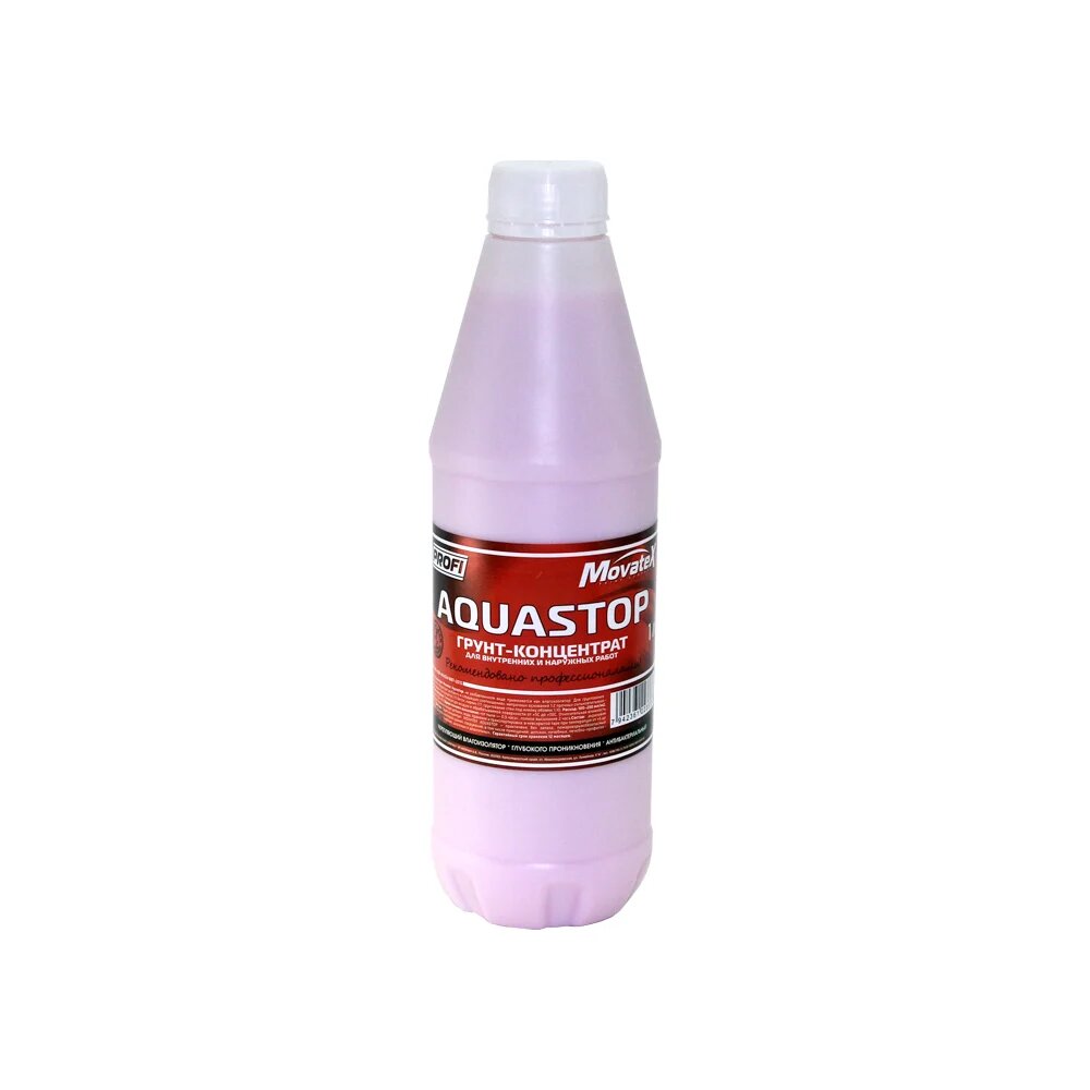 Грунт-концентрат Movatex "AQUASTOP PROFI" Т13704, акриловый, 1 л