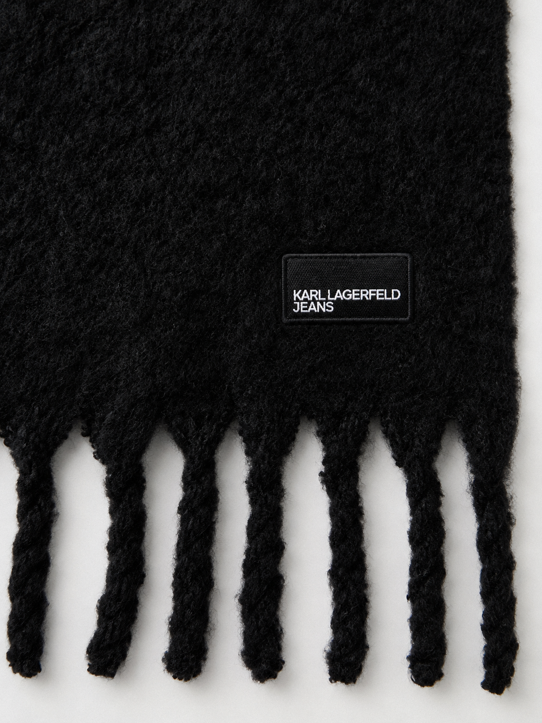 Шарф KARL LAGERFELD JEANS для женщин, черный — фото 1