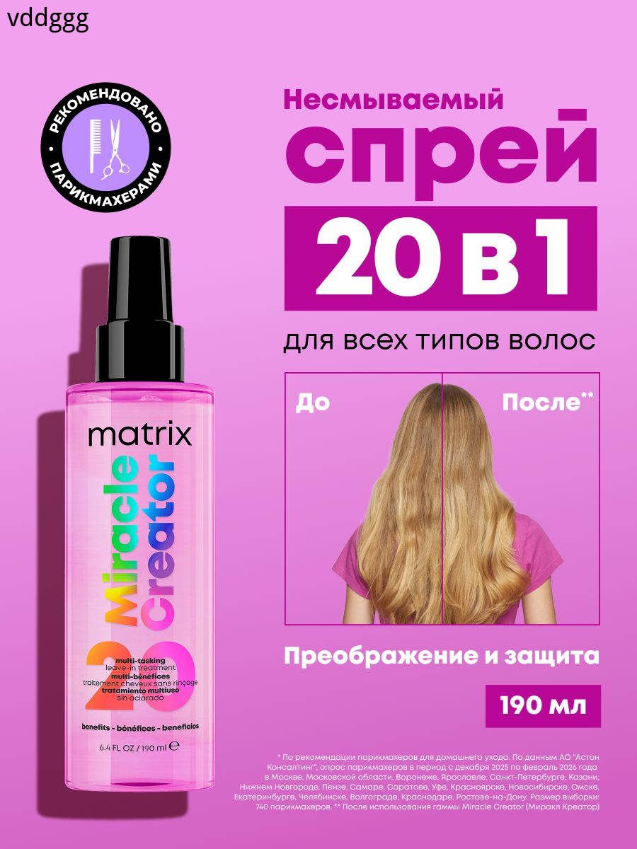 Спрей для ухода за волосами, 190 мл, Артикул: 5992191536 — информация о товаре в карточке