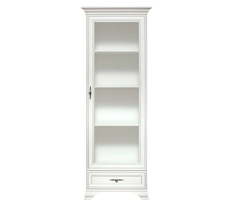 BRW Шкаф-витрина Кентаки REG1W1S белый