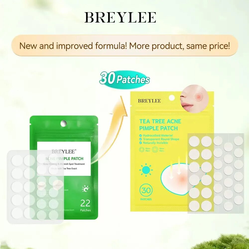 Пластыри от прыщей BREYLEE, 30 шт, NO.1