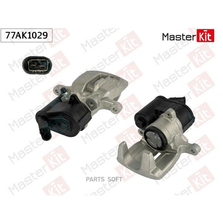 MASTERKIT 77AK1029 Суппорт тормозной задний R