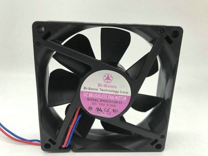 BI-SONIC SP802512M-03 12V 0.20A 8CM 8025 2-проводной вентилятор -